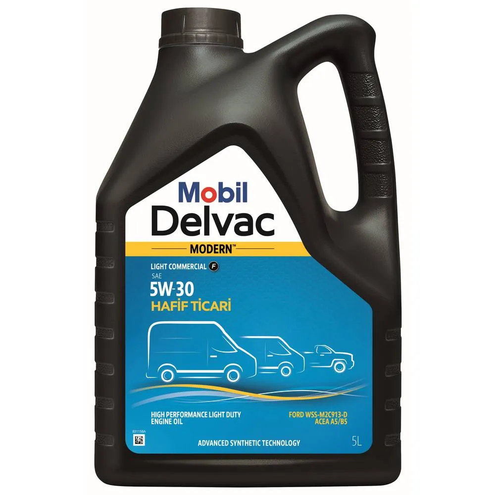 Масло моторное MOBIL Delvac Modern 5W-30 синтетическое 5 л LIGHT COM F 157383