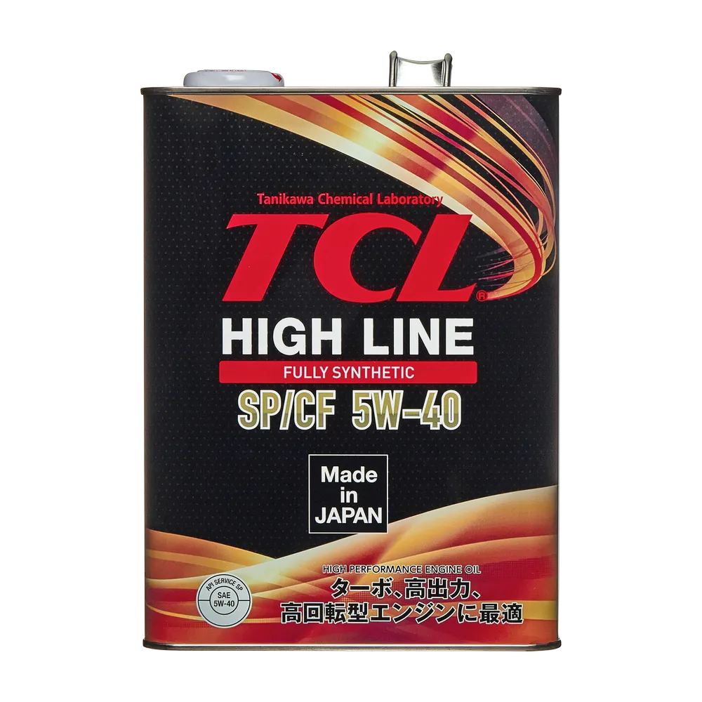 Масло моторное TCL High Line, Fully Synth, SP/CF, 5W40, 4л