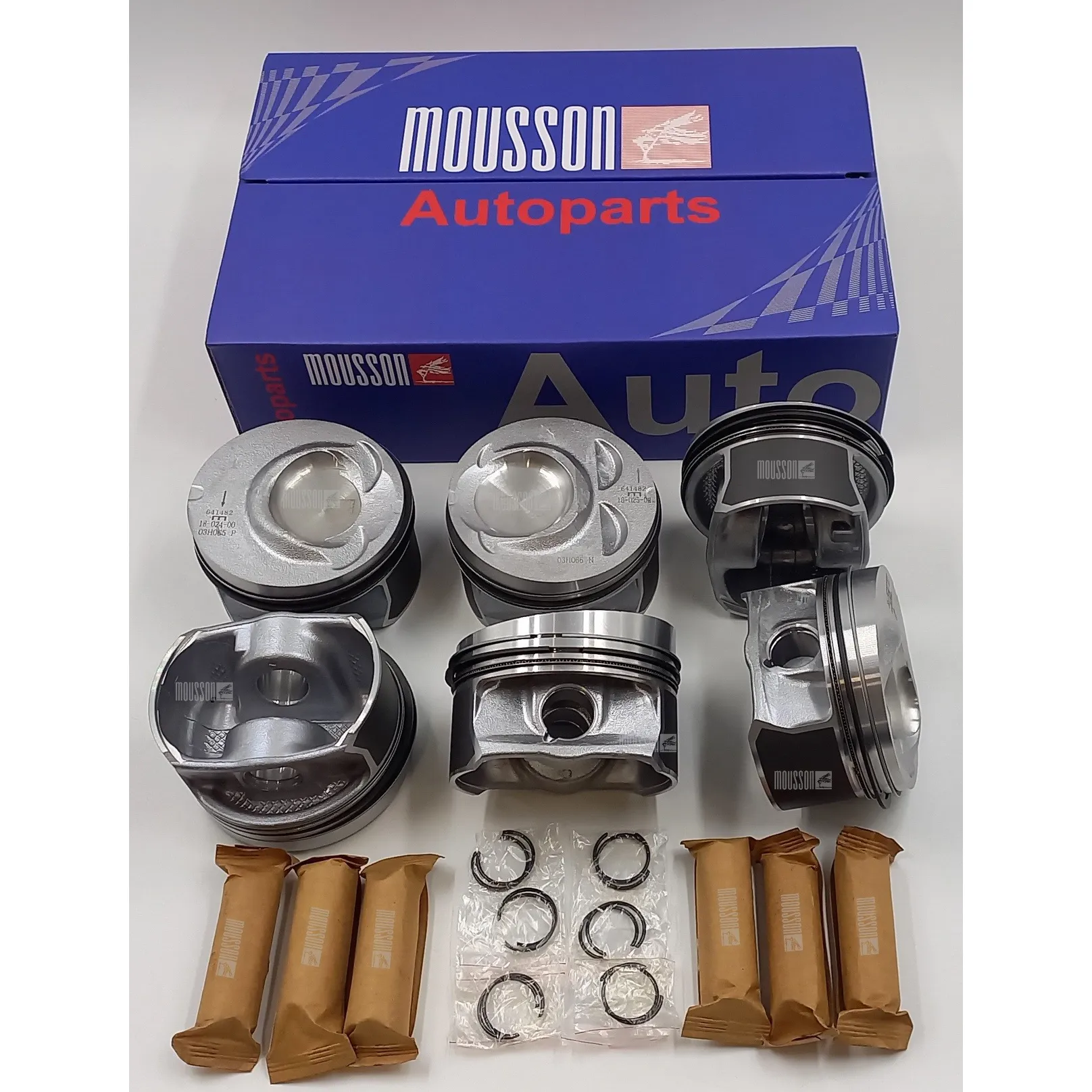 Поршень кольца комплект Porsche 3,6L M5502 (VR6) на 1 цилиндр MOUSSON SPRM5502STD