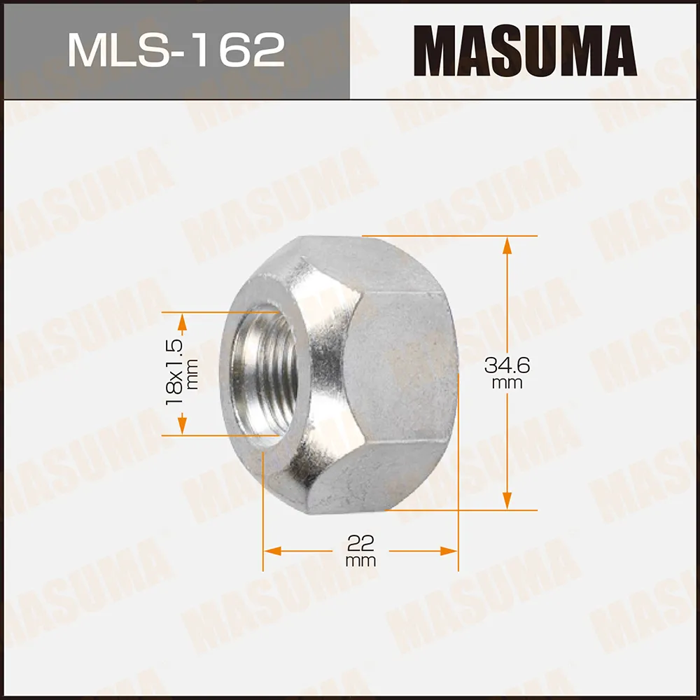 Гайка для грузовика MASUMA OEM_40225-0T000 Nissan LH MASUMA MLS162