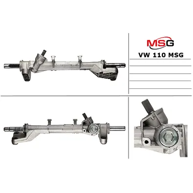 Рейка без Г/У VW Transporter 1990-2003 MSG VW 110