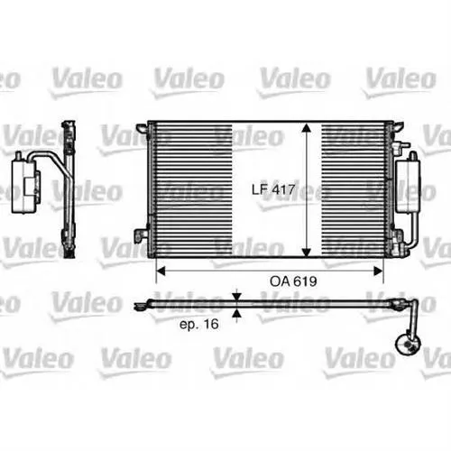 Конденсор кондиционера VALEO 817809