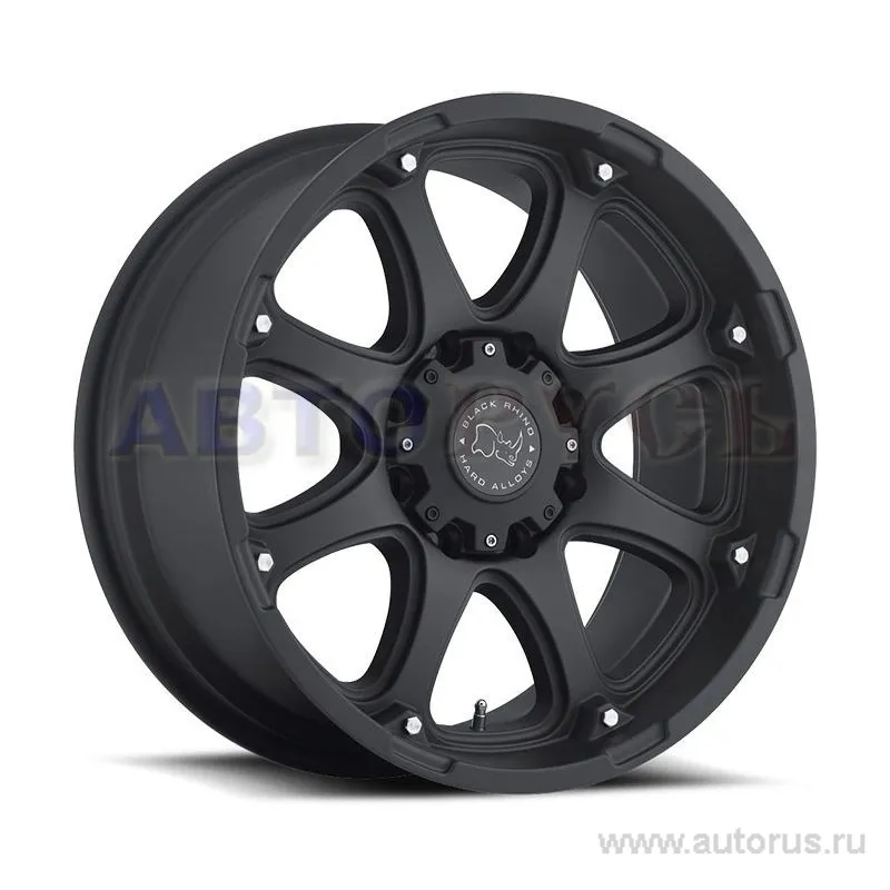 Диск литой R20 9J 8x165/120 ET12 BLACK RHINO Glamis Matte black 2090GLA128165M22