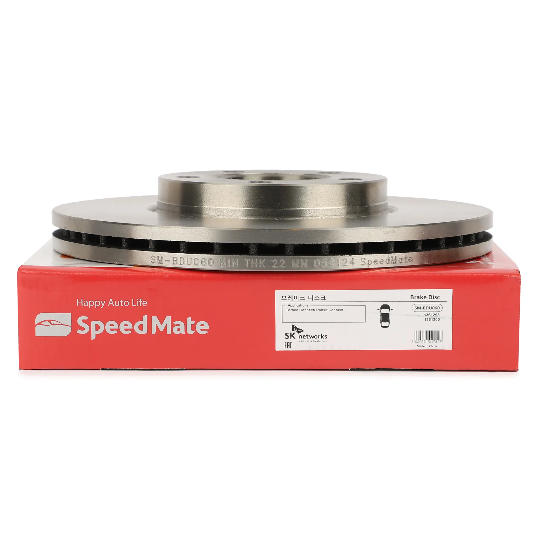 Диск тормозной передний FORD TORNEO CONNECT,TRANSIT CONNECT SPEEDMATE SM-BDU060