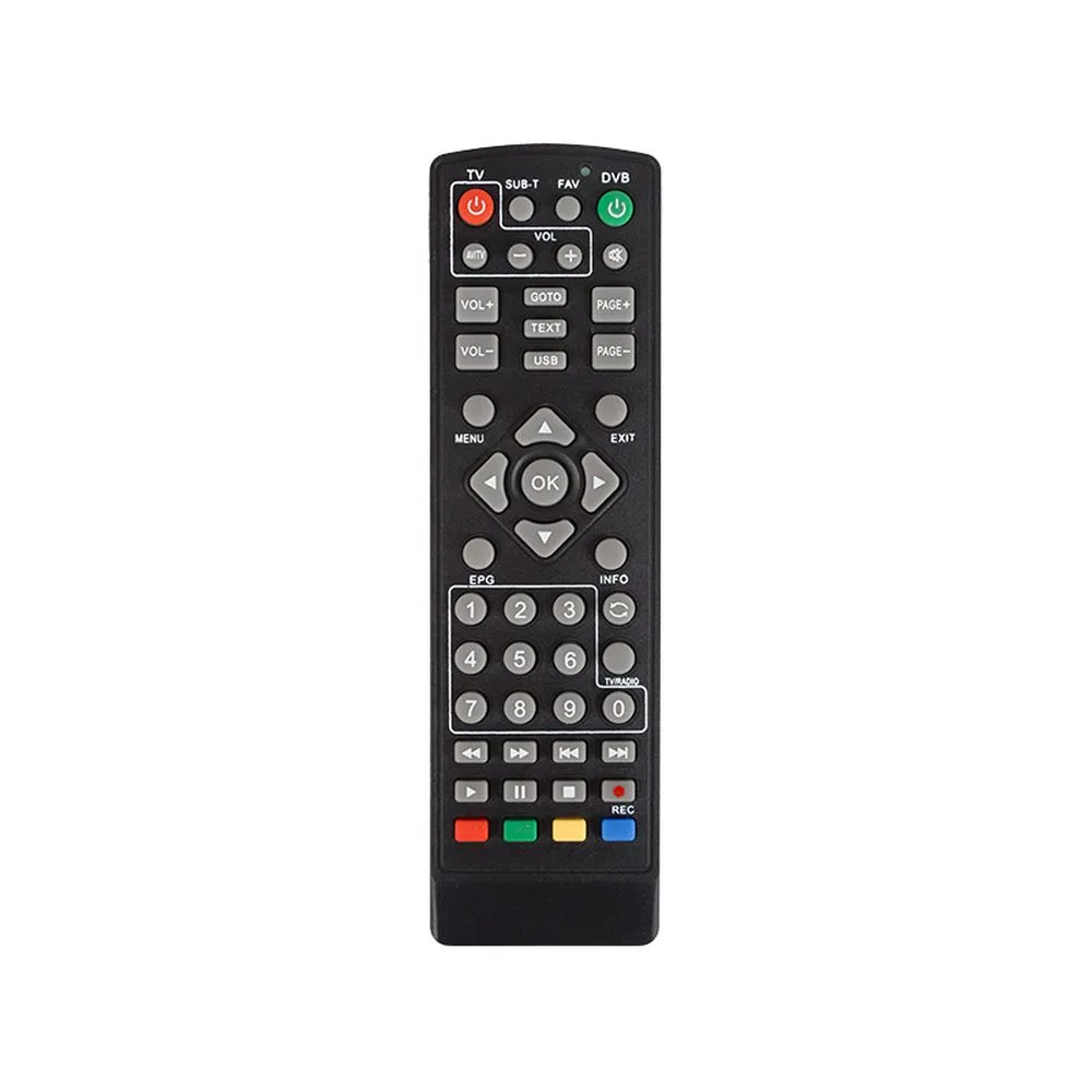 Пульт универсальный для приставки DVB-T2 с функцией управления телевизором REXANT 38-0014