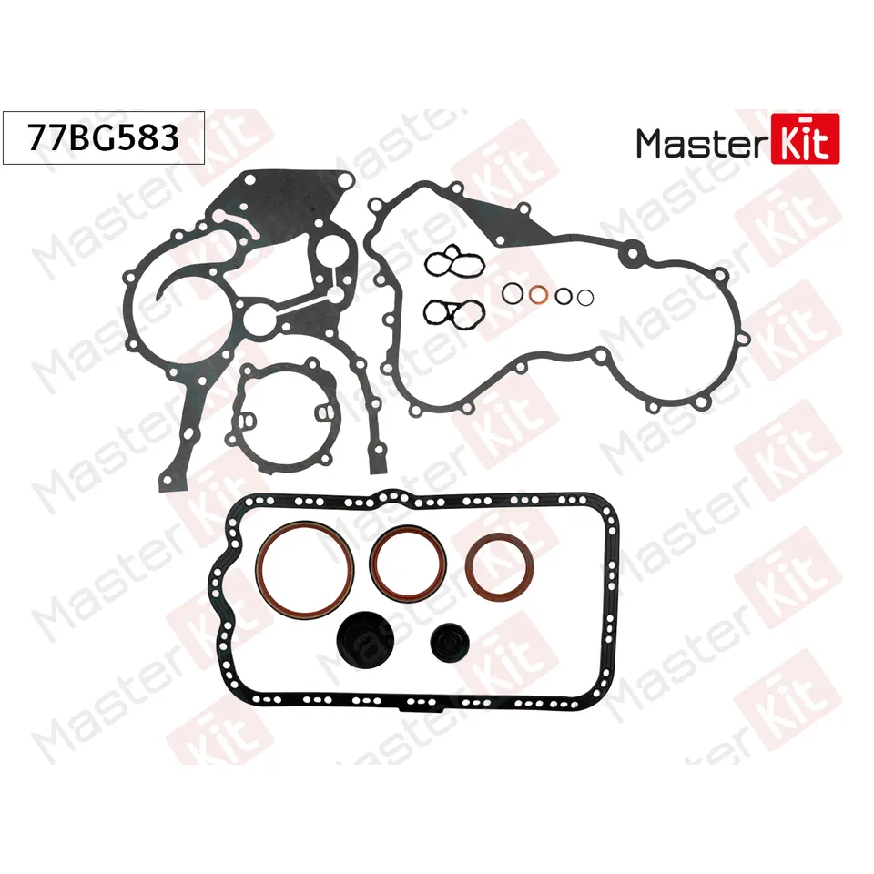 Комплект прокладок, блок-картер двигателя MASTERKIT 77BG583