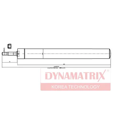 Амортизатор подвески газ. BMW 5 88-97, 7 86-94, DYNAMATRIX-KOREA DSA366007