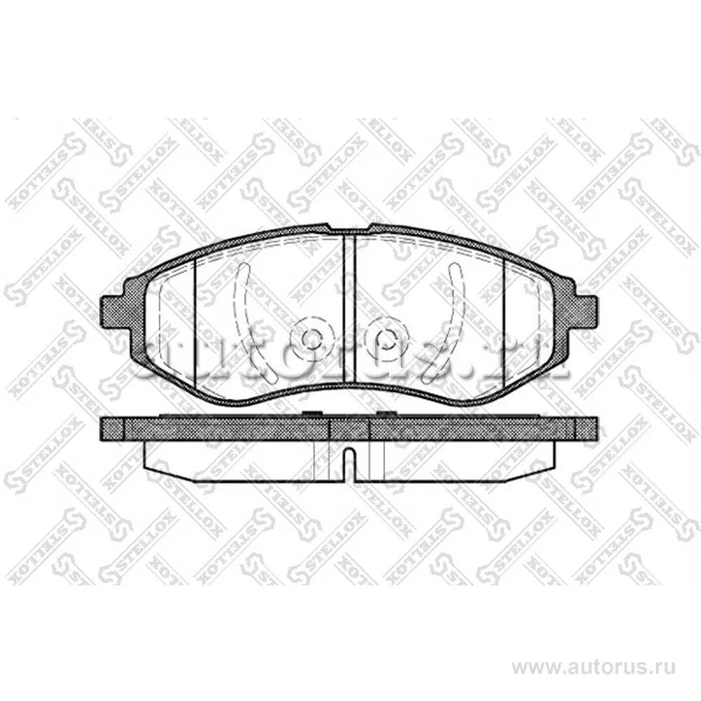 Колодки дисковые п. Daewoo Kalos 1.2i/1.4i 02> STELLOX 997 000-SX