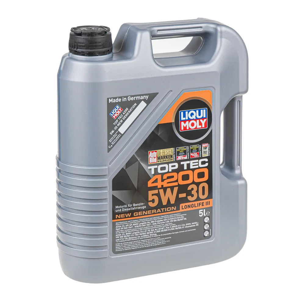 Масло моторное LIQUI MOLY Top Tec 4200 5W-30 синтетическое 5 л  8973 / 3707 / 7661