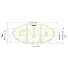 ПРУЖИНА ЗАДН Renault Laguna 01 G.U.D GCS272916