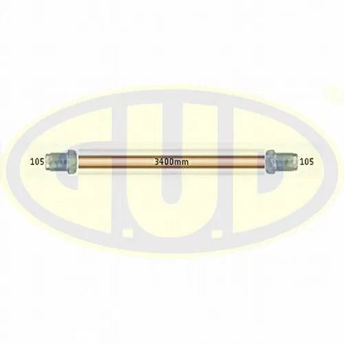 ТРУБКА ТОРМОЗНАЯ WP-020 L3400MM МЕДНАЯ 1051053400