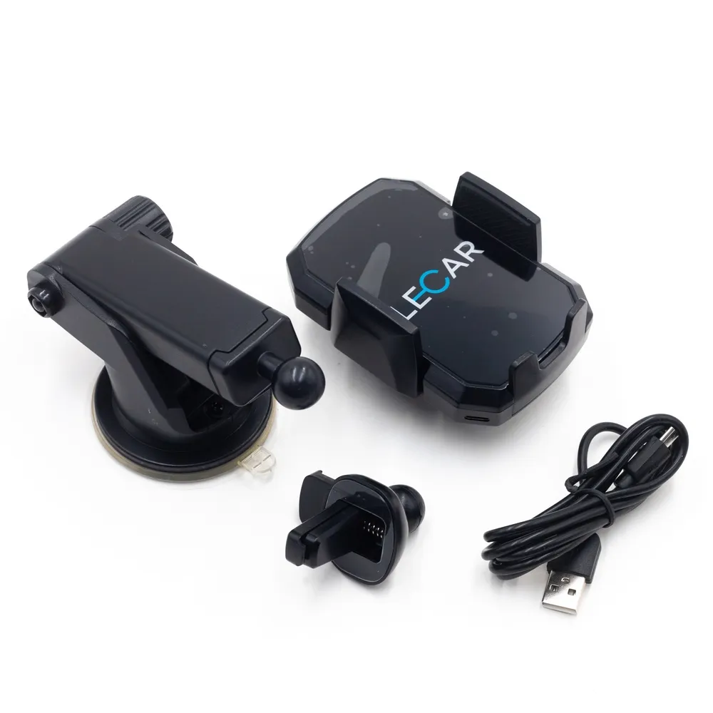 Беспроводная универсальная зарядка LECAR с автодоводчиком (инфракрасный датчик)