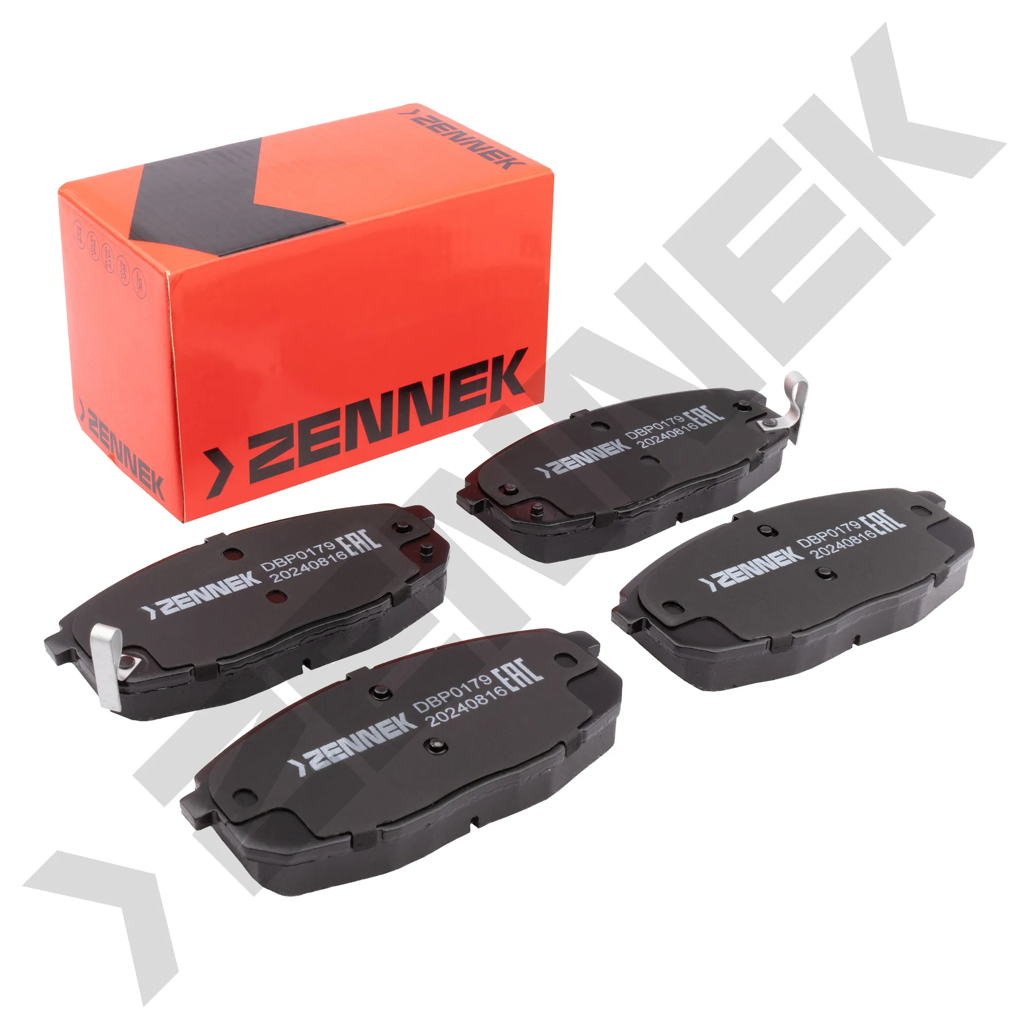 Колодки тормозные дисковые передние HYUNDAI CRETA 16-21, I30 07- ZENNEK DBP0179