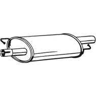 Глушитель центральный V.W. TRANSP. V 03- BOSAL 233-577