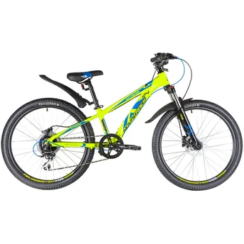 Велосипед 24 хардтейл Novatrack Extreme 8.HD (2020) количество скоростей 8 рама алюминий 11 зеленый