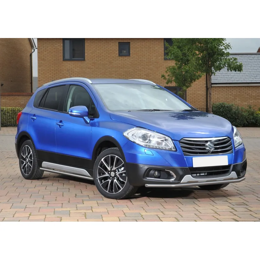 Защита порогов d42 Rival для Suzuki SX4 II 2014-2016, нерж. сталь, 2 шт., R.5508.003