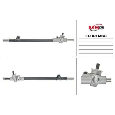 Рулевая рейка без ГУР новая FORD SCORPIO 87-94, FORD SIERRA 82-87, FORD SIERRA 87-93 MSG FO101