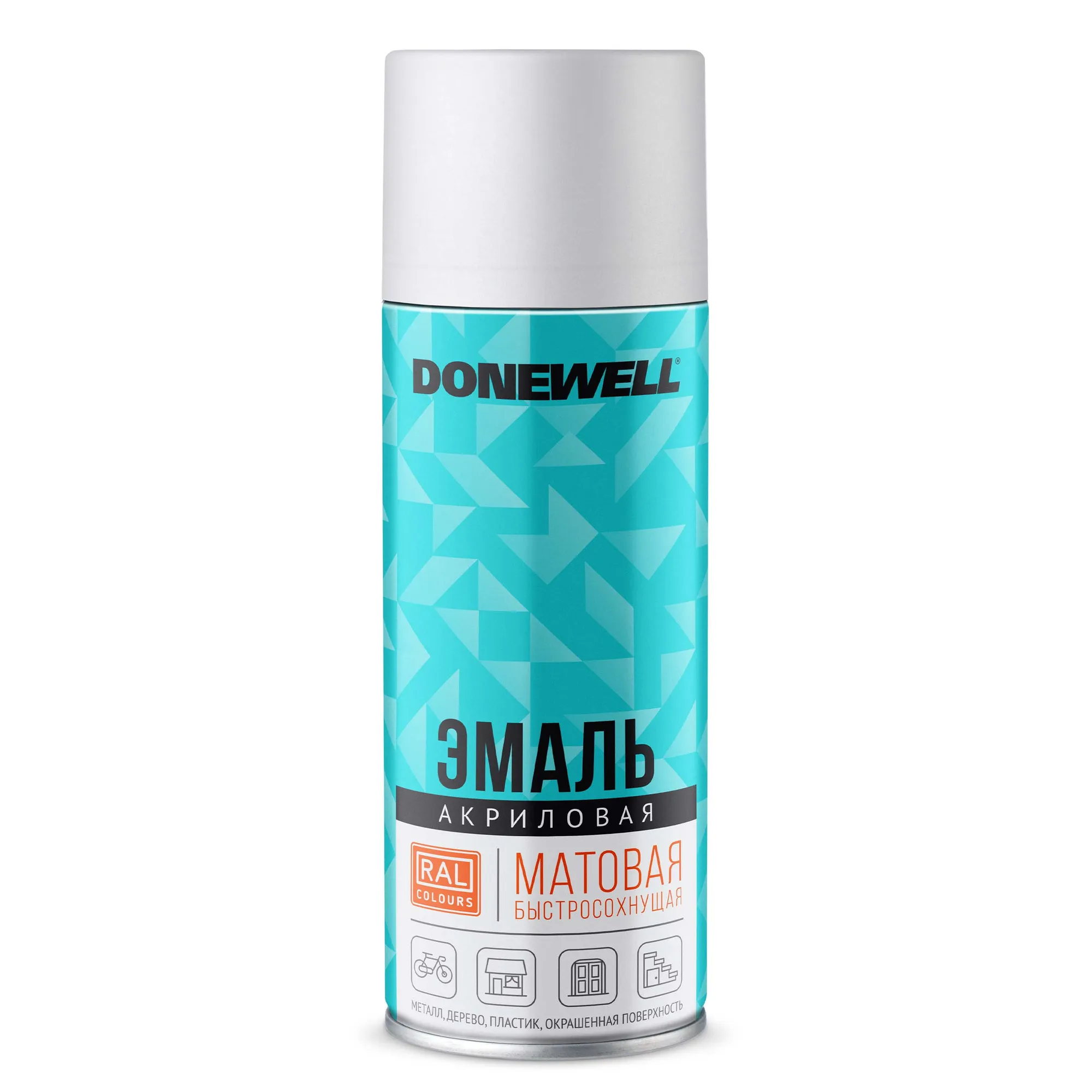 Эмаль универсальная акриловая RAL 9003 белая матовая DONEWELL DONEWELL DWA9003M