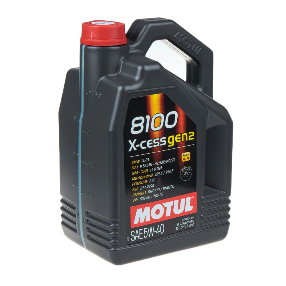 Масло моторное Motul 8100 X-cess 5W-40 синтетическое 5 л 111682