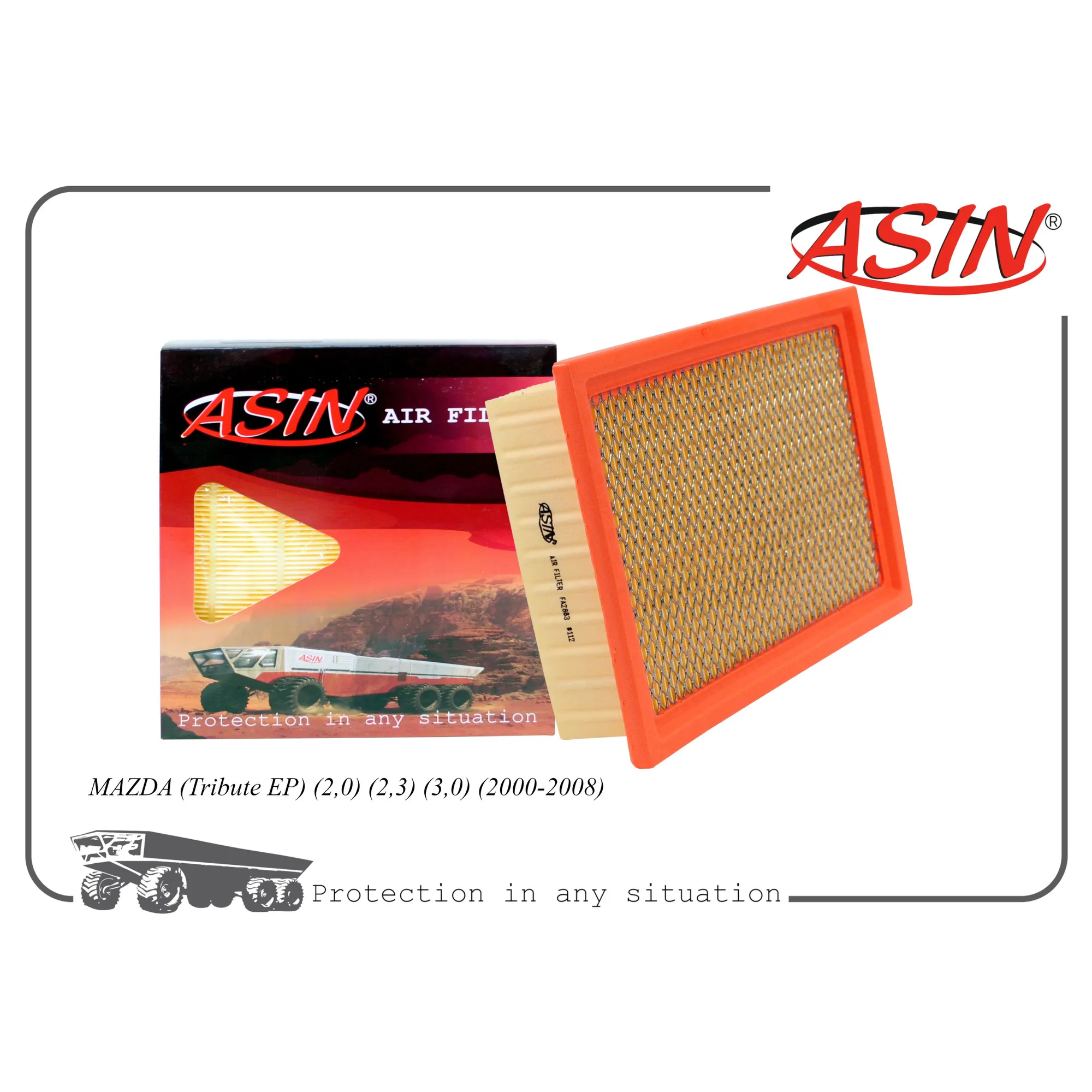 Фильтр воздушный YF09-13-Z40/ASIN.FA2883 ASIN ASIN ASIN.FA2883