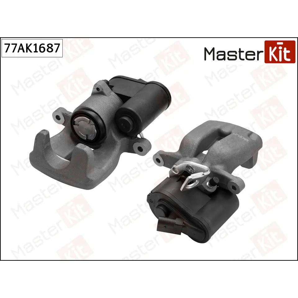 Тормозной суппорт зад. прав. Volkswagen PASSAT (3C2) 2005 - 2010 MASTERKIT 77AK1687