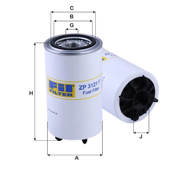 Фильтр топливный ZP3121FMB (ZP3121F) p551864 FIL FILTER ZP3121F