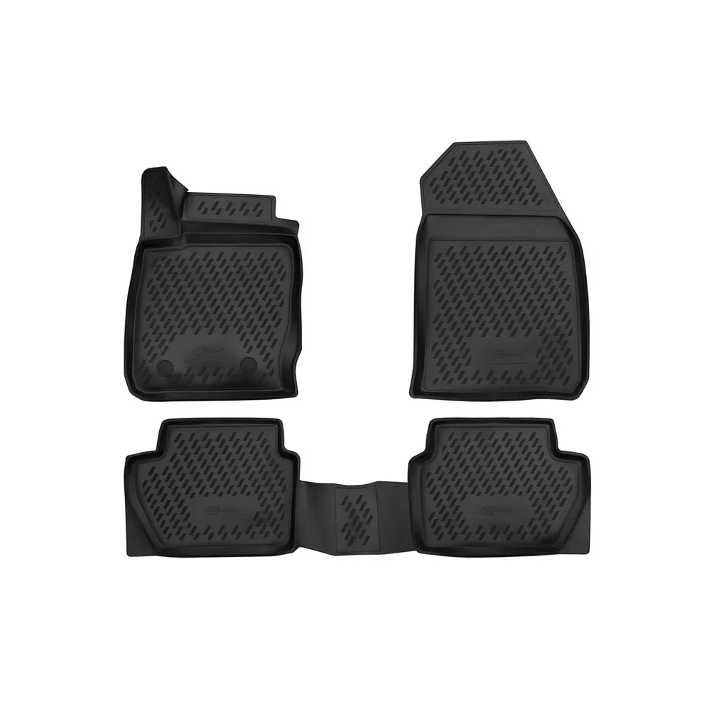 Коврики 3D в салон FORD Ecosport, 2014 - 2018, 2018 ->, 4 шт. (ПУ, повышенная износостойкость) FORMAT FORMAT.CARFRD00025k