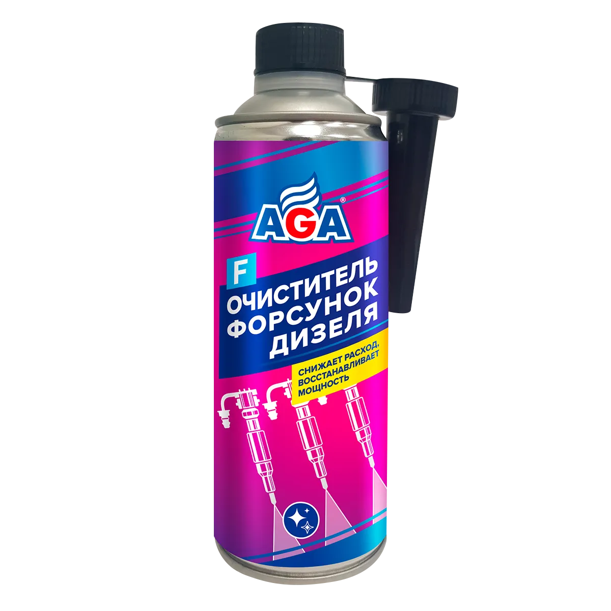 Очиститель форсунок дизеля 355 мл AGA AGA802F AGA AGA802F