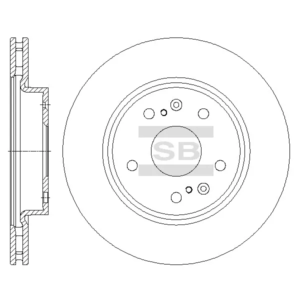 Диск тормозной SANGSIN BRAKE SD4810