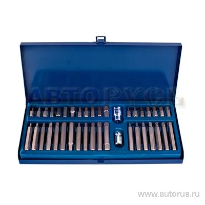 Набор бит HEX TORxSPLINE 30-75 мм 40пр APELAS CS-BT40 мм