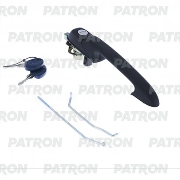 Ручка двери наружн передн прав Fiat Brava 95-01 (черн) PATRON P20-0164R