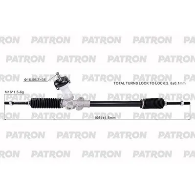 Рейка Рулевая HYUNDAI I20 I (PB, PBT) 08- PATRON PSG3244