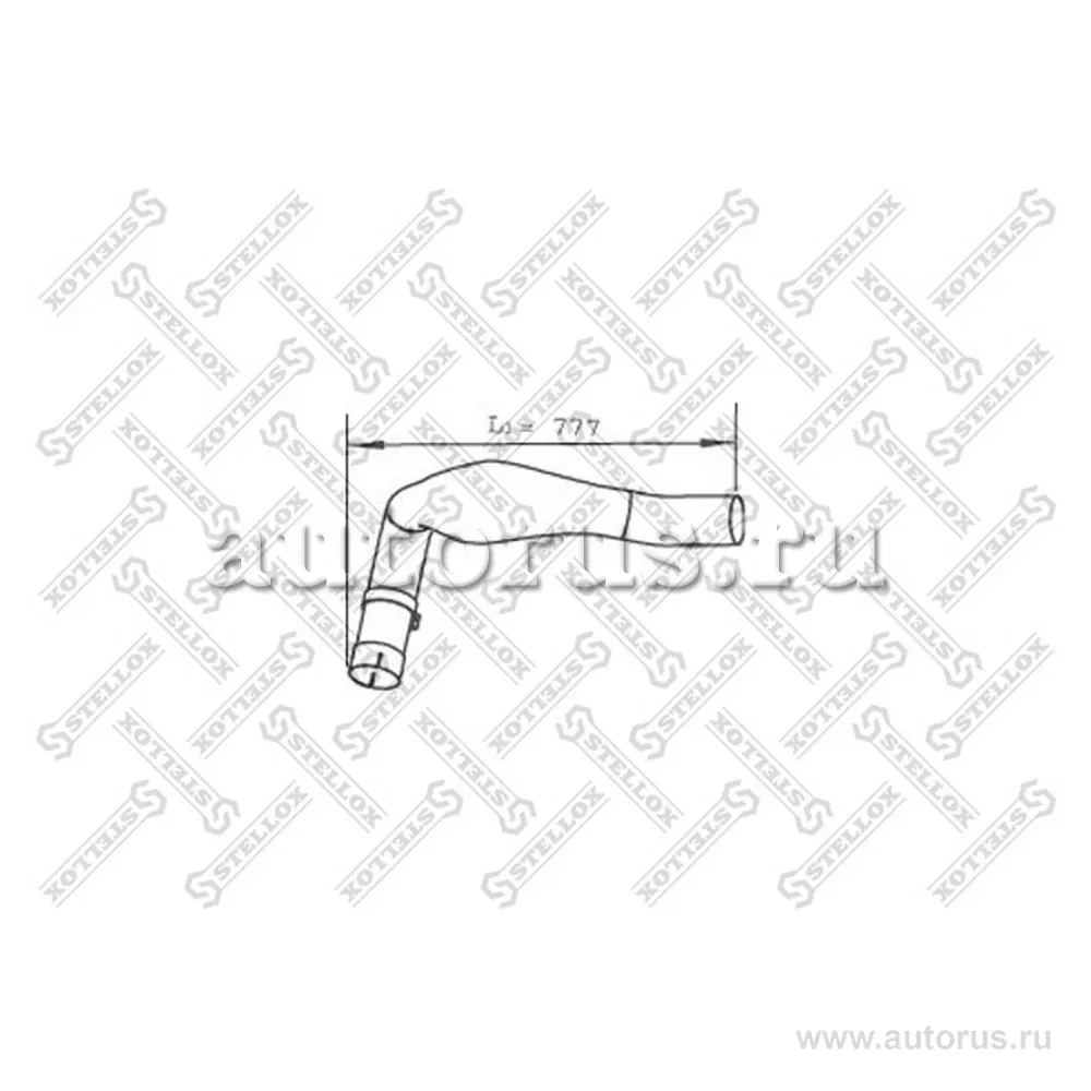 Труба глушителя 3-изг. MAN TGA STELLOX 8203796_SX