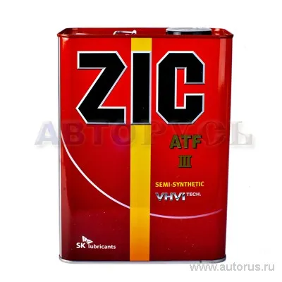Масло трансмиссионное ZIC DEXRON III 4 л 163340