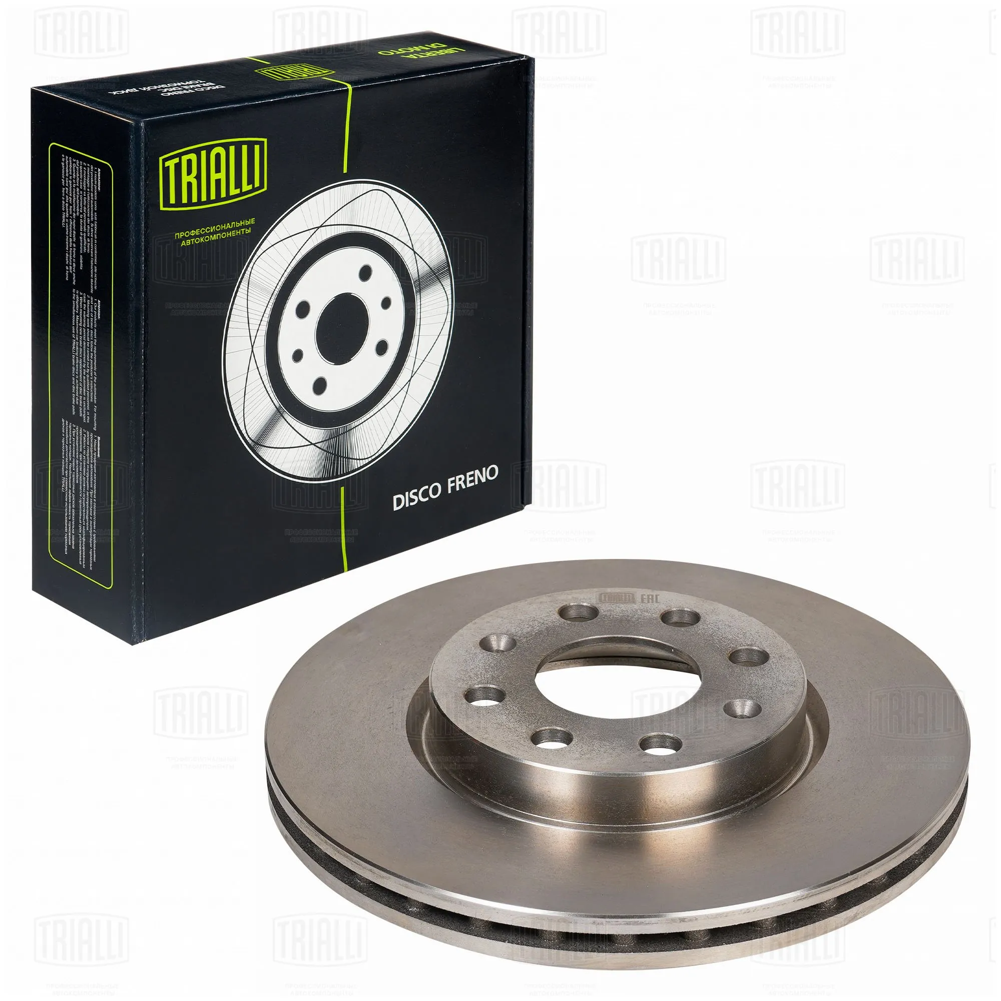 Диск тормозной для а/м OPEL CORSA D (06-) передний D=257 TRIALLI DF 210206