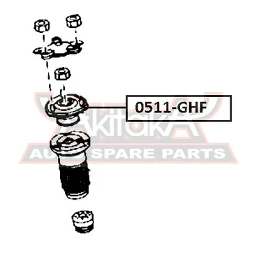 Опора амортизатора ASVA 0511GHF