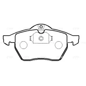 Тормозные колодки CTR CKVW-1