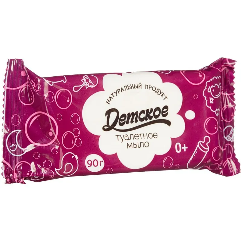 Мыло туалетное твёрдое 90г Детское 925452