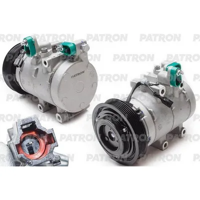 Компрессор кондиционера Hyundai Santa Fe/Sonata 2.0CRDi/2.7i PATRON PACC051