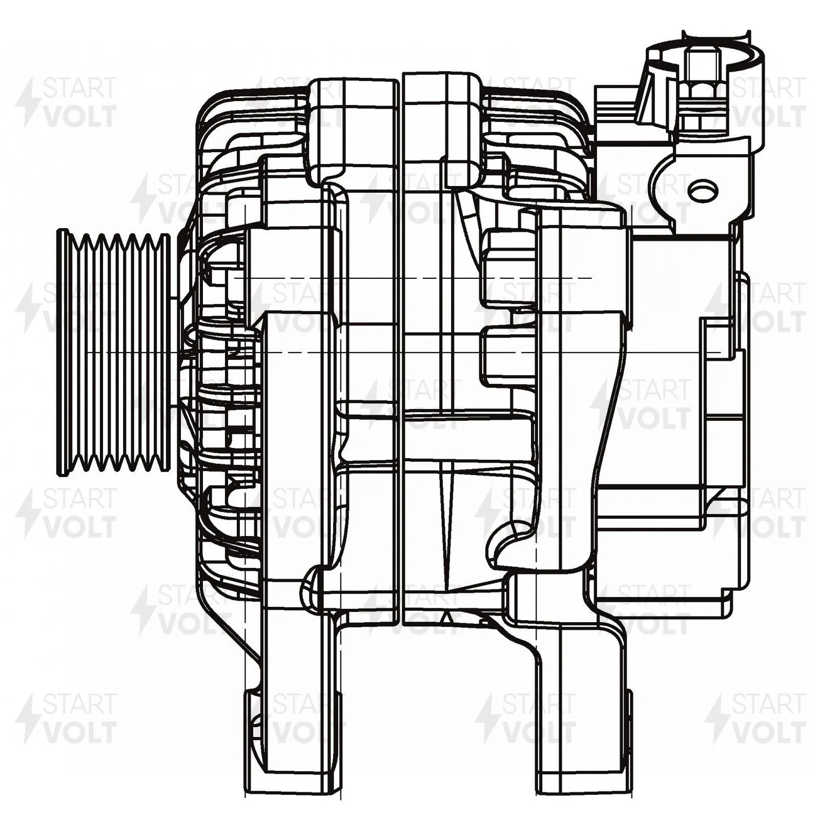 Генератор STARTVOLT LG 2005
