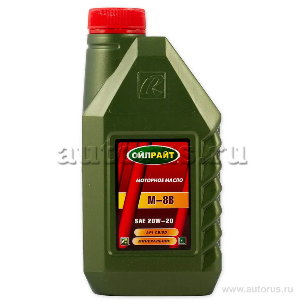 Масло моторное OILRIGHT М-8В минеральное 1 л 2486