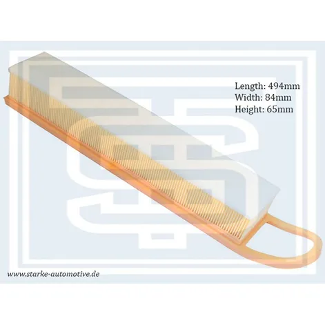 Фильтр воздушный MINI / CITROEN C3/C4 / PEUGEOT 207/308 1,4i/1,6i STARKE 101-111