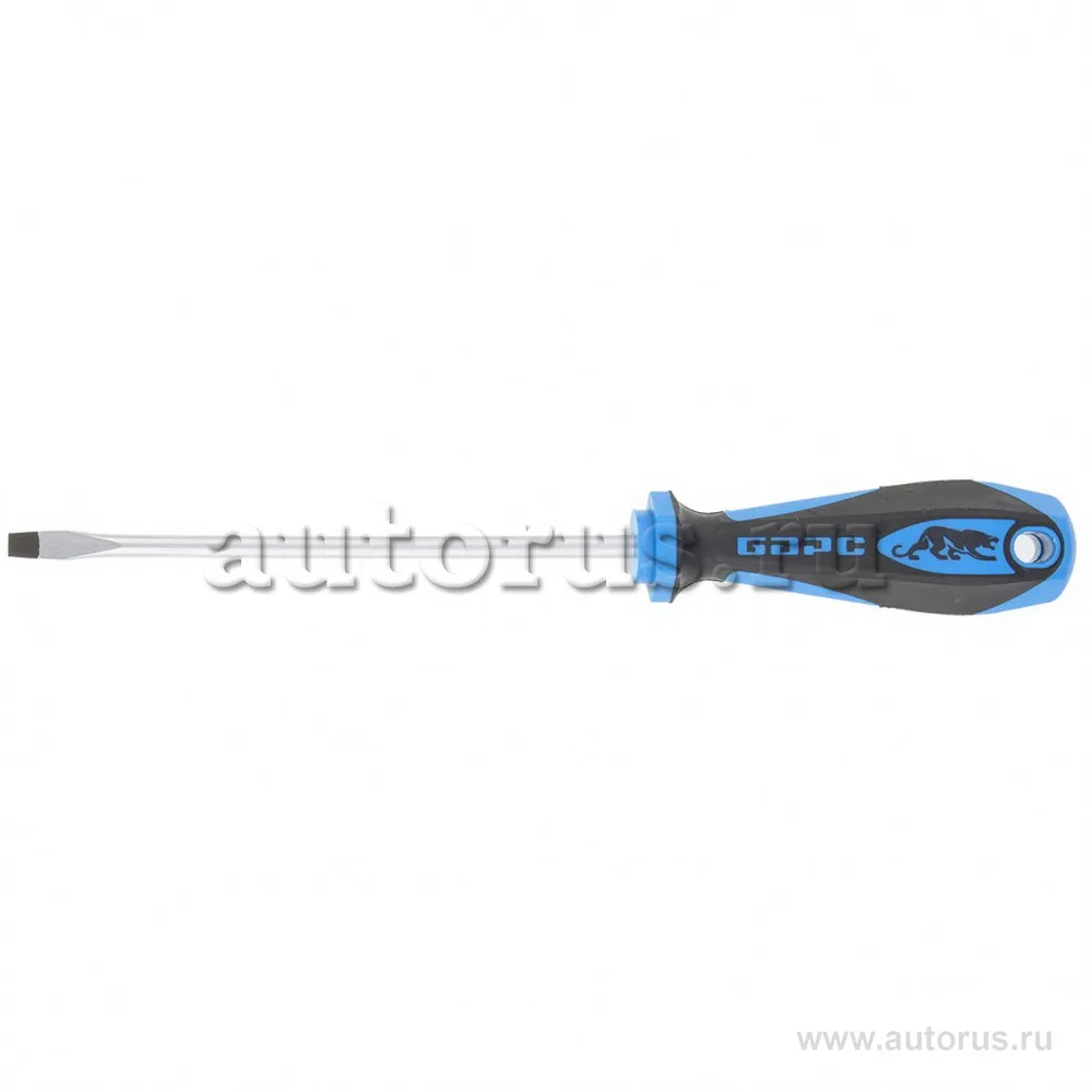 Отвертка SL 6, 0x150, CrV, двухкомпонентная рукоятка БАРС 19013