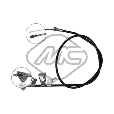 Трос ручника TOY YARIS ALL (DISC BRAKE) SX-LH Metalcaucho 83478