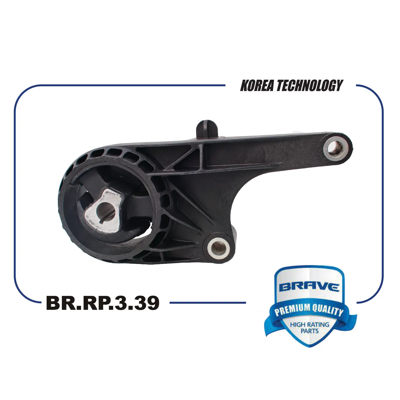 Опора двигателя передняя L Chevrolet Cruze,Orlando,Astra-JМКПП BRAVE BR.RP.3.39