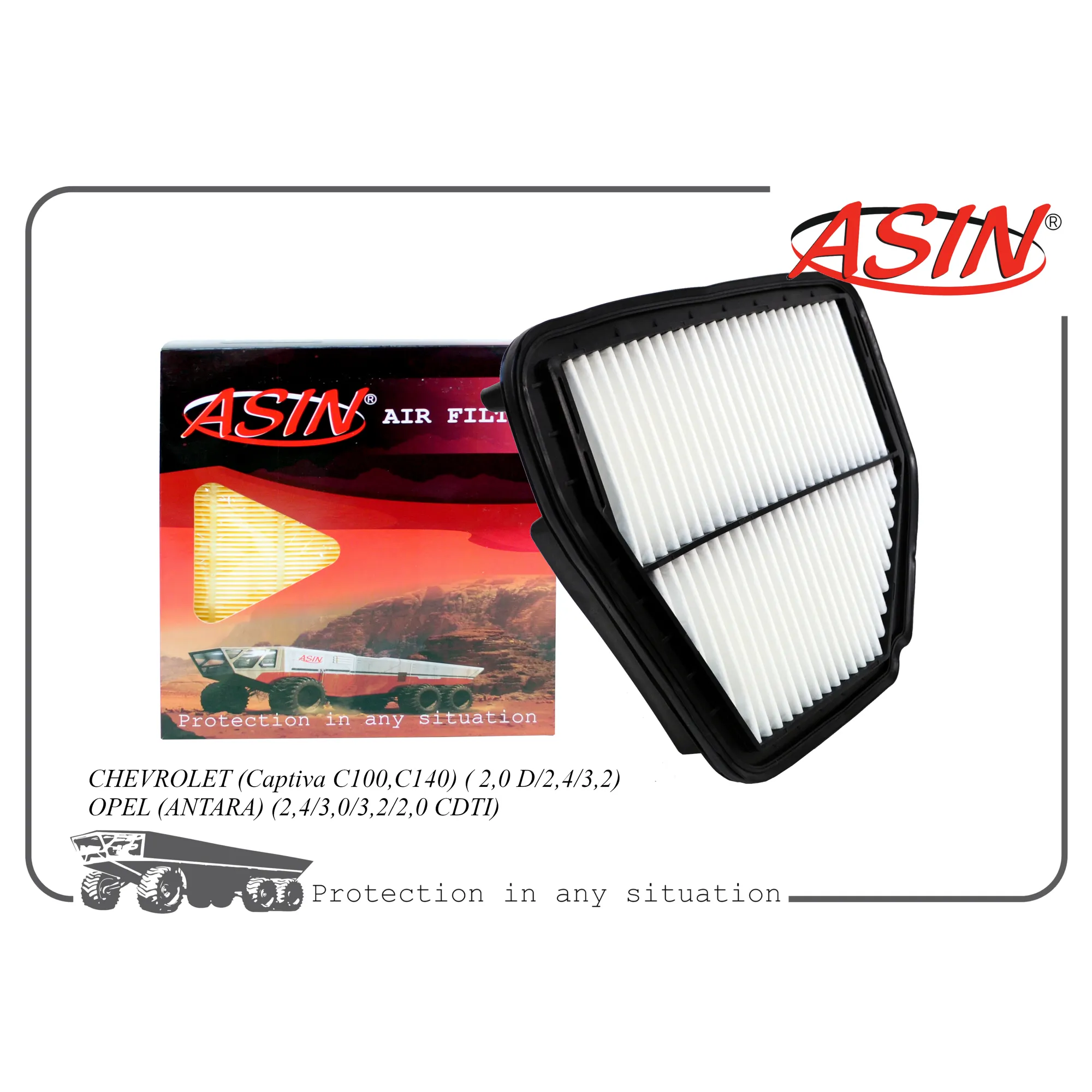 Фильтр воздушный 96628890/ASIN.FA2585 ASIN ASIN ASINFA2585