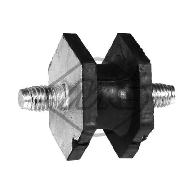 Опора резиновая D 38 высота 27 высота резьбы 25 (M-10) середина D 27 Metalcaucho 00167