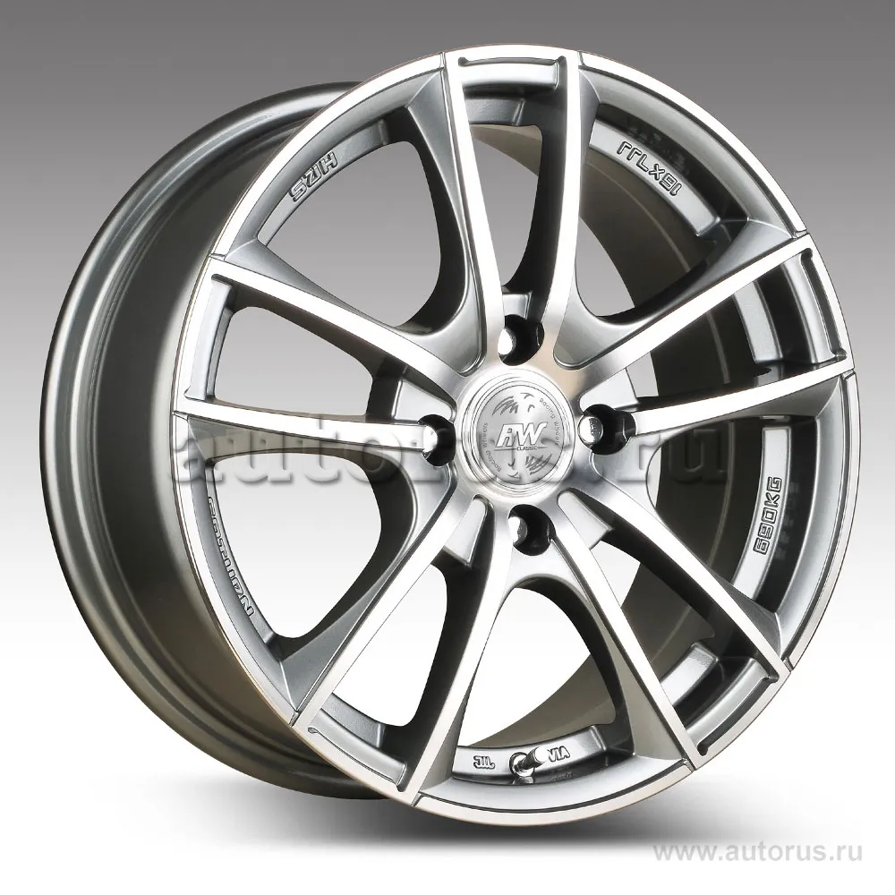 Диск литой R15 6.5J 5x112/66.6 ET35 RACING WHEELS Classic H-505 SDS F/P 86002487597
