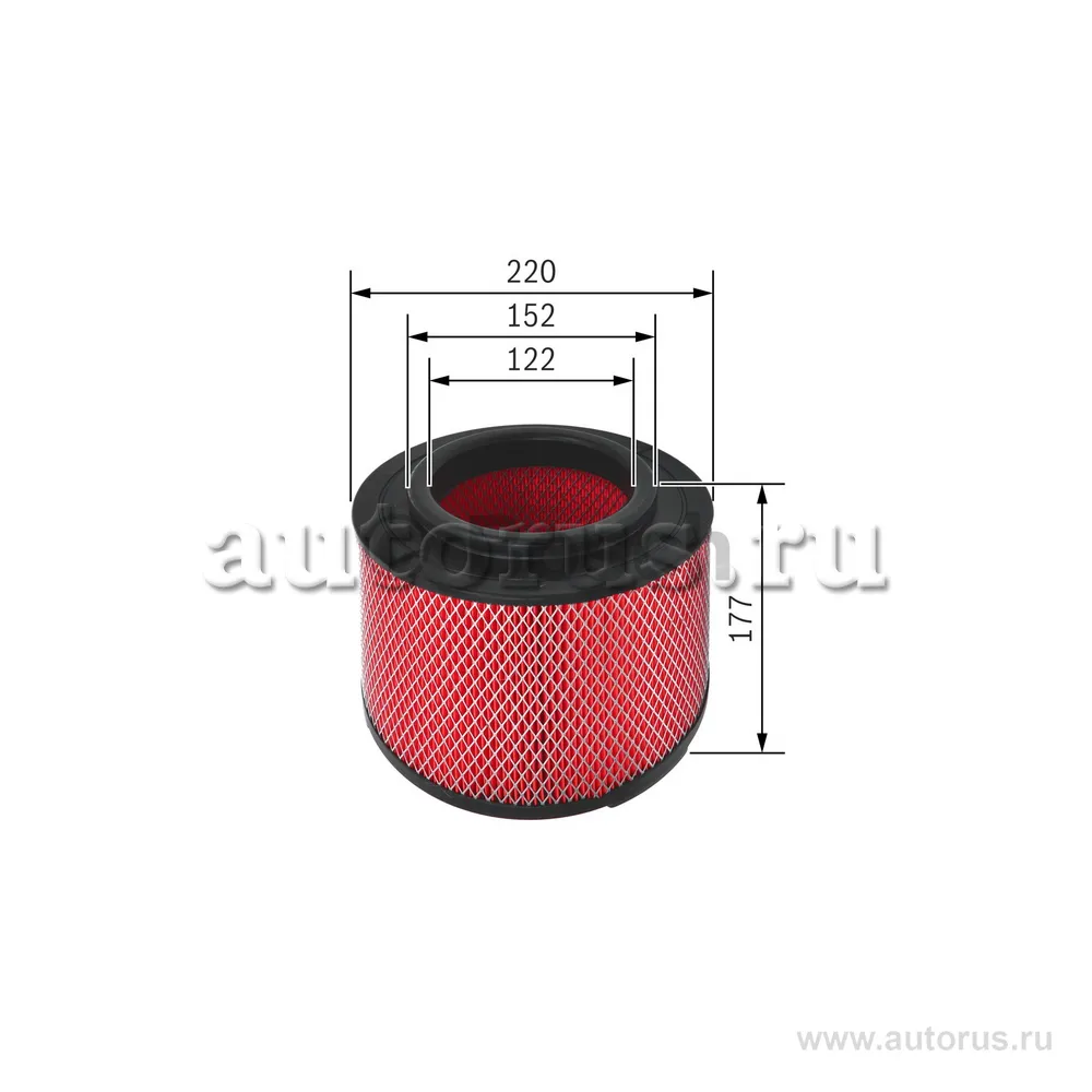 Фильтр воздушный FORD RANGER 05 , MAZDA BT50 2.5CD 06 , TOYOTA HILUX 2.5D3.0D 05 BOSCH F026400344