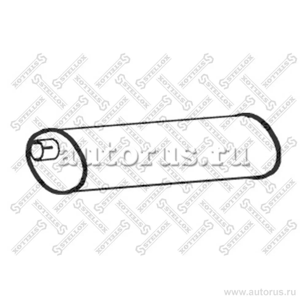 Резонатор(бочка) глушителя RVI Mascott 99-04 STELLOX 82-03096-SX